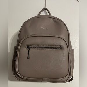 David Jones Paris Mauve/Brown Backpack Modern Design